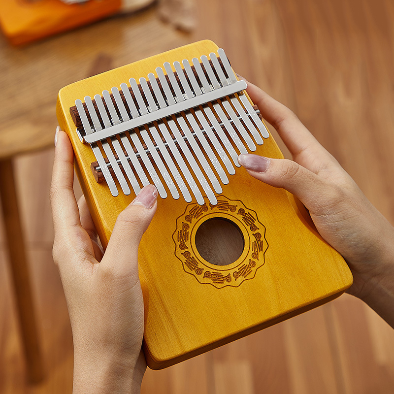 Musical Instrument For Beginners - هيلورو كاليمبا بـ 17 مفتاحًا، بيانو