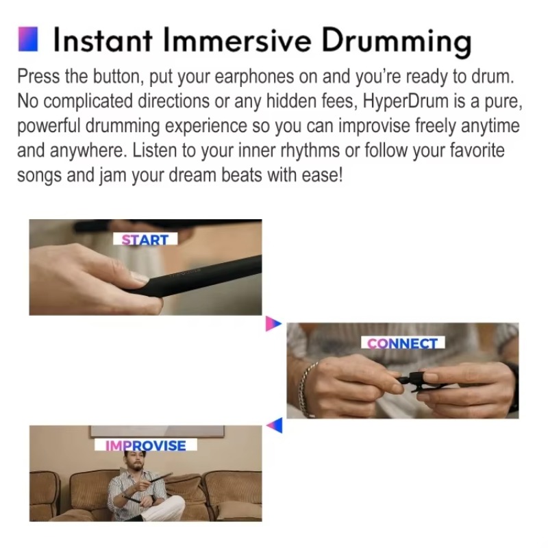 Musical Instrument Virtual - منتجات رائجة: طقم طبول افتراضي ذكي