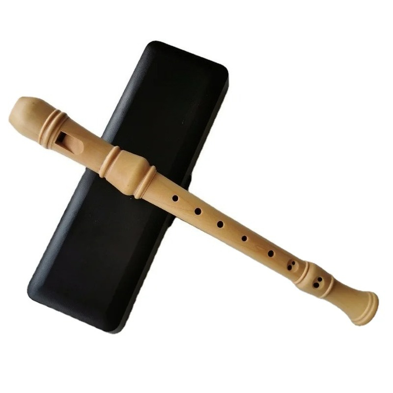 Musical Instrument German - 3-كتلة خشب القيقب الصلب 8 ثقوب