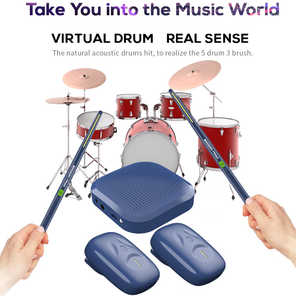 طقم طبول افتراضي إلكتروني مع ع - مراجعة Musical Instrument Virtual وسعره