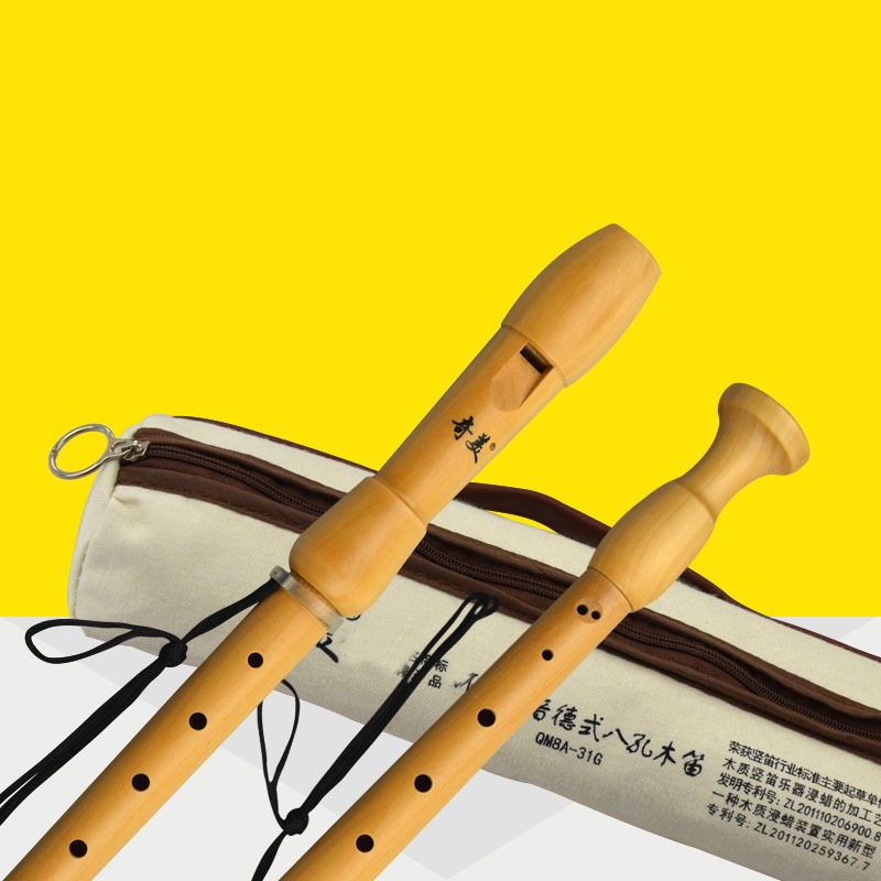 Qimei 8 ثقوب ألتو مسجل الآلات  - مراجعة Musical Instrument German وسعره