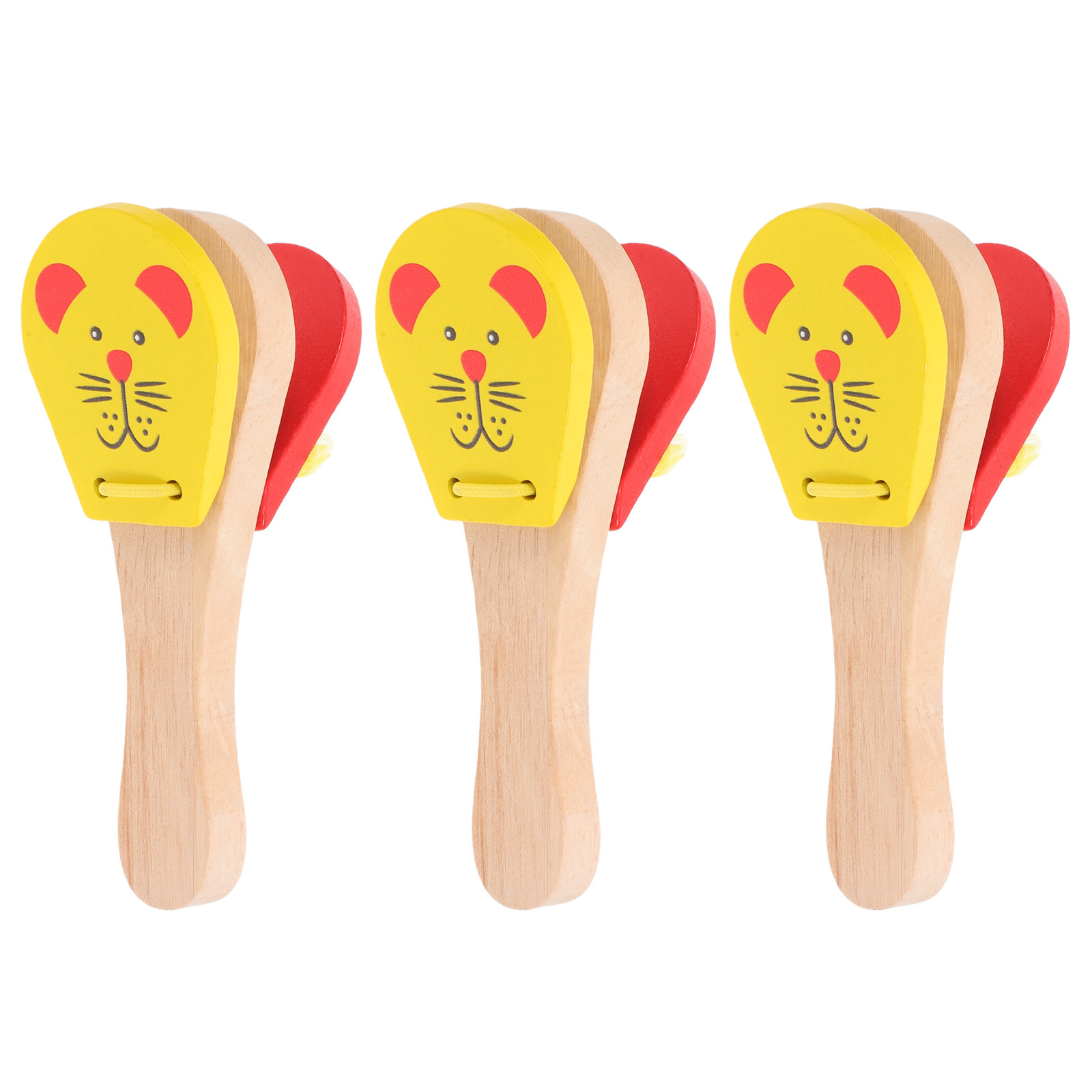 3 قطع من الكاستنيت الخشبية لمو - مراجعة Musical Instrument Clapper وسعره