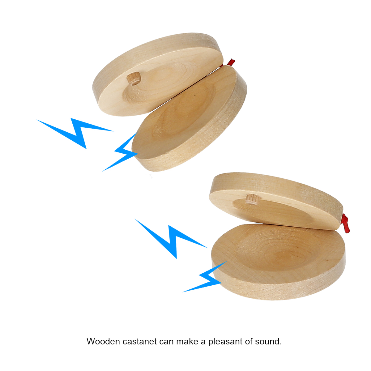 زوج الآلات الموسيقية من الصنجا - مراجعة Musical Instrument Clapper وسعره