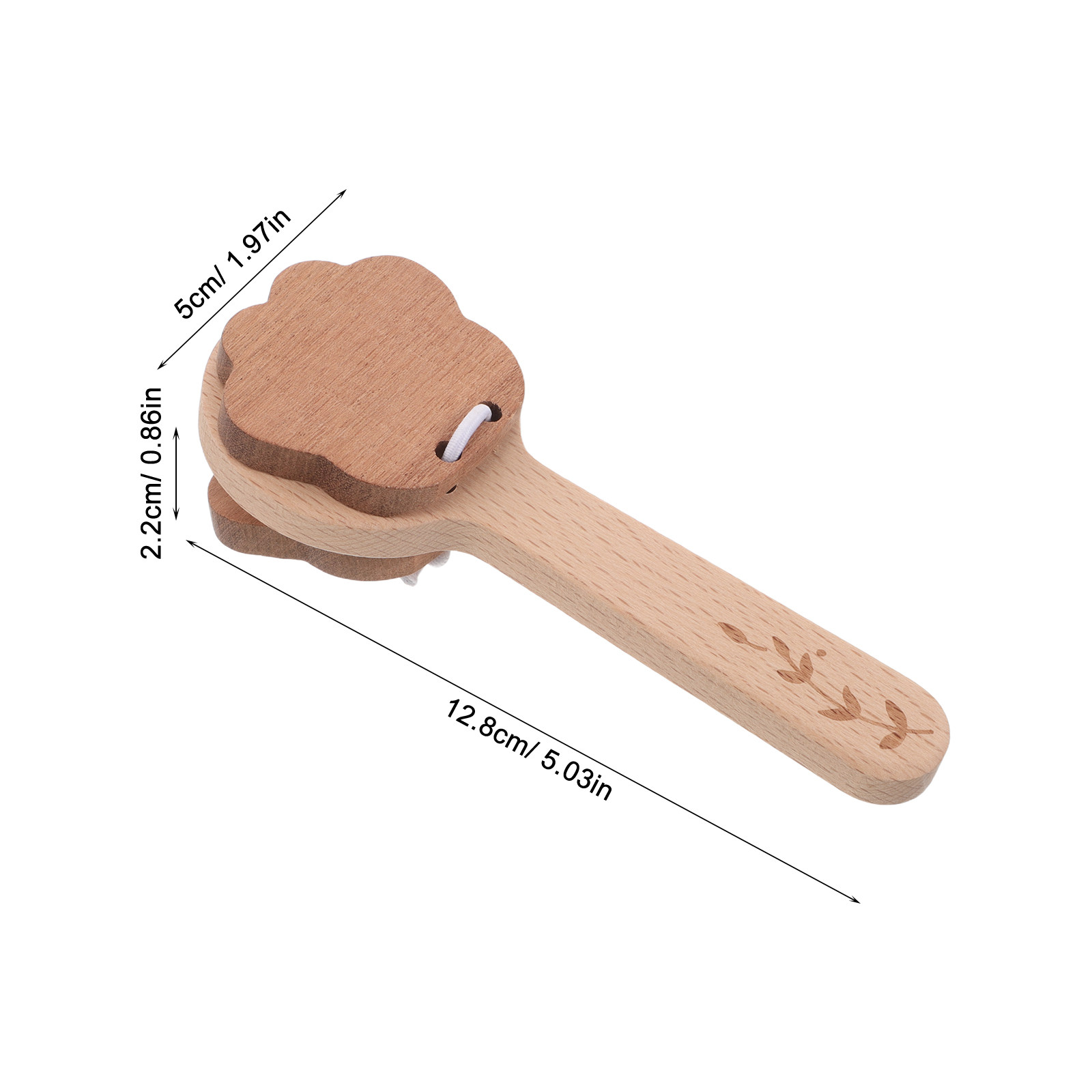 قطعتان من الكاستنيت الخشبي على - مراجعة Musical Instrument Clapper وسعره