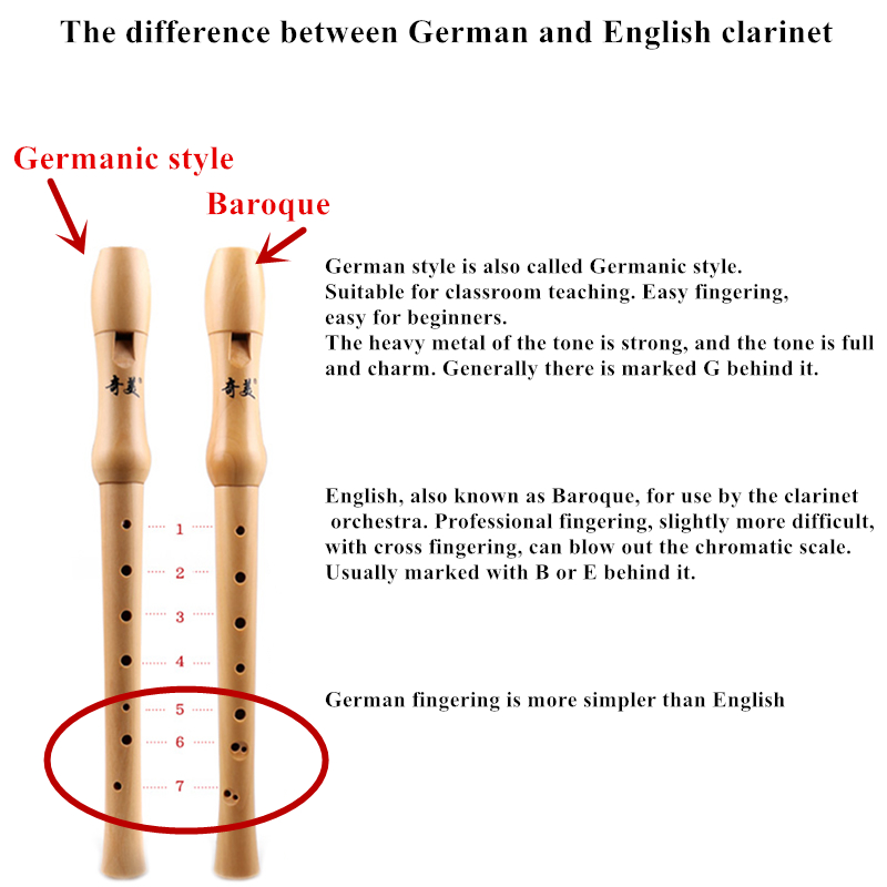 مزمار الكلارينيت العمودي الصين - مراجعة Musical Instrument German وسعره